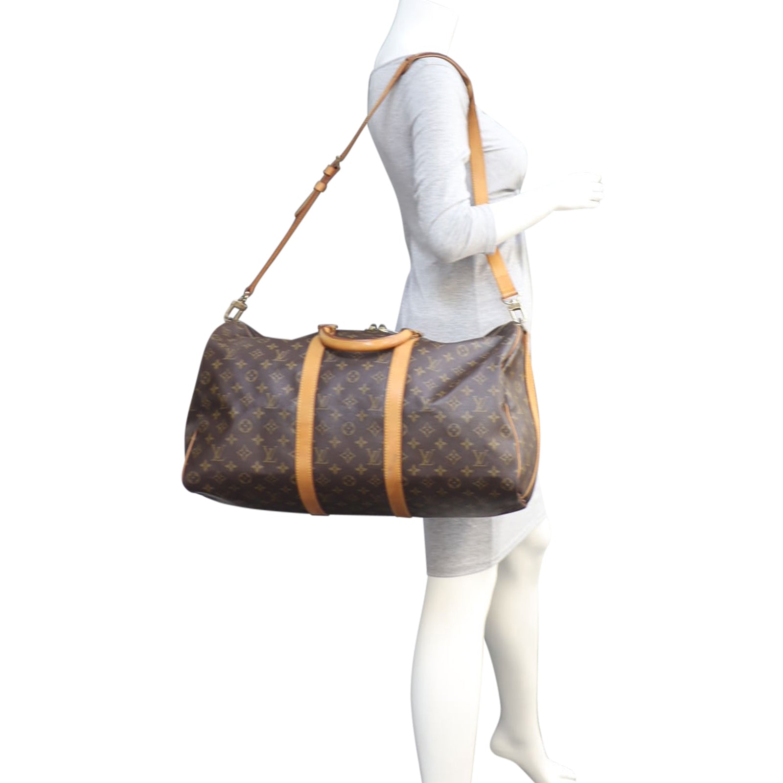 Louis Vuitton Keepall 50 Bandouliere Monogram Mannequin