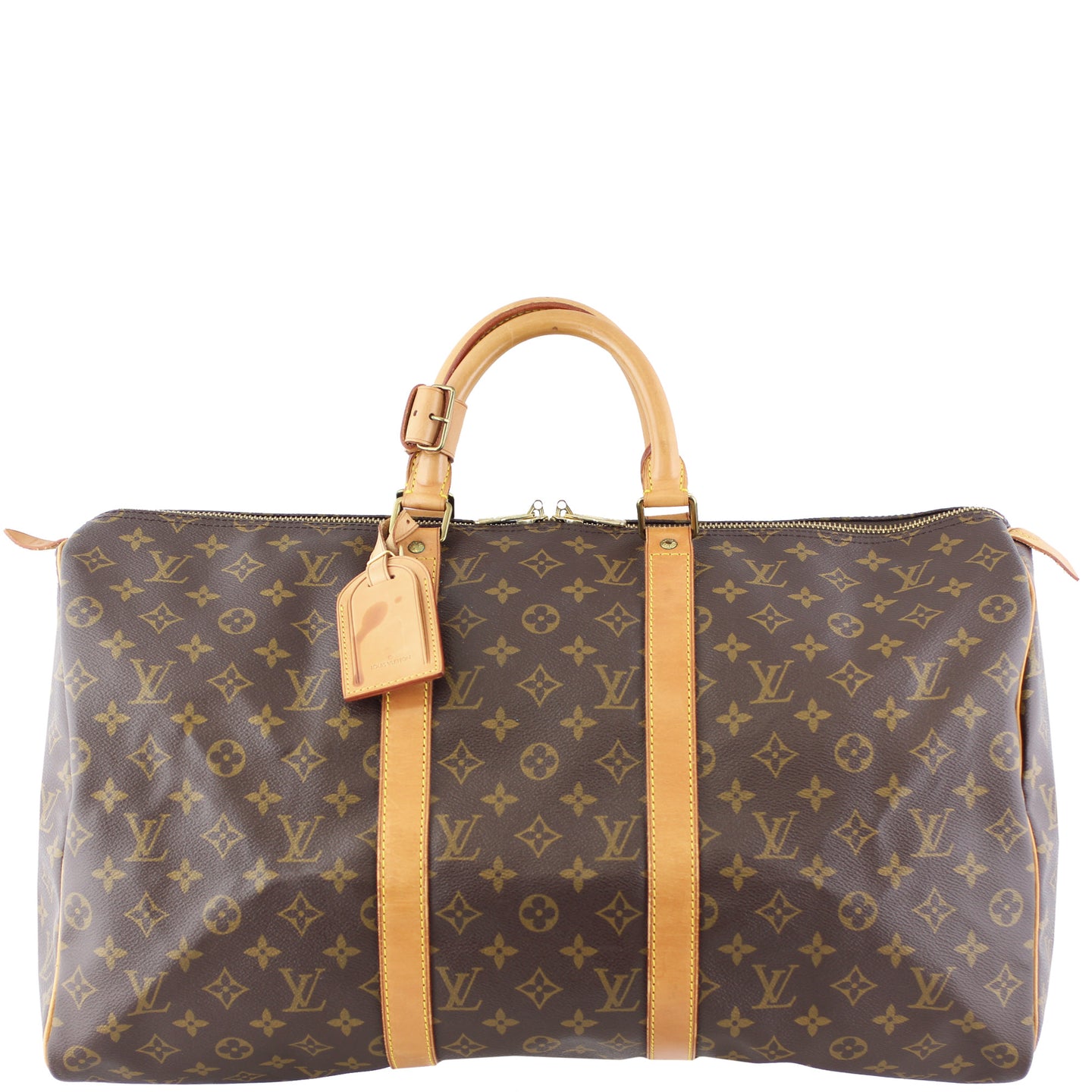 Louis Vuitton Keepall 50 Monogram Front