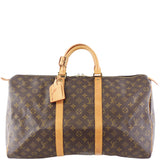 Louis Vuitton Keepall 50 Monogram Front