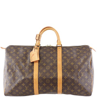Louis Vuitton Keepall 50 Monogram Front