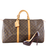 Louis Vuitton Keepall 50 Monogram Scale