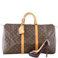 Louis Vuitton Keepall 50 Monogram Scale