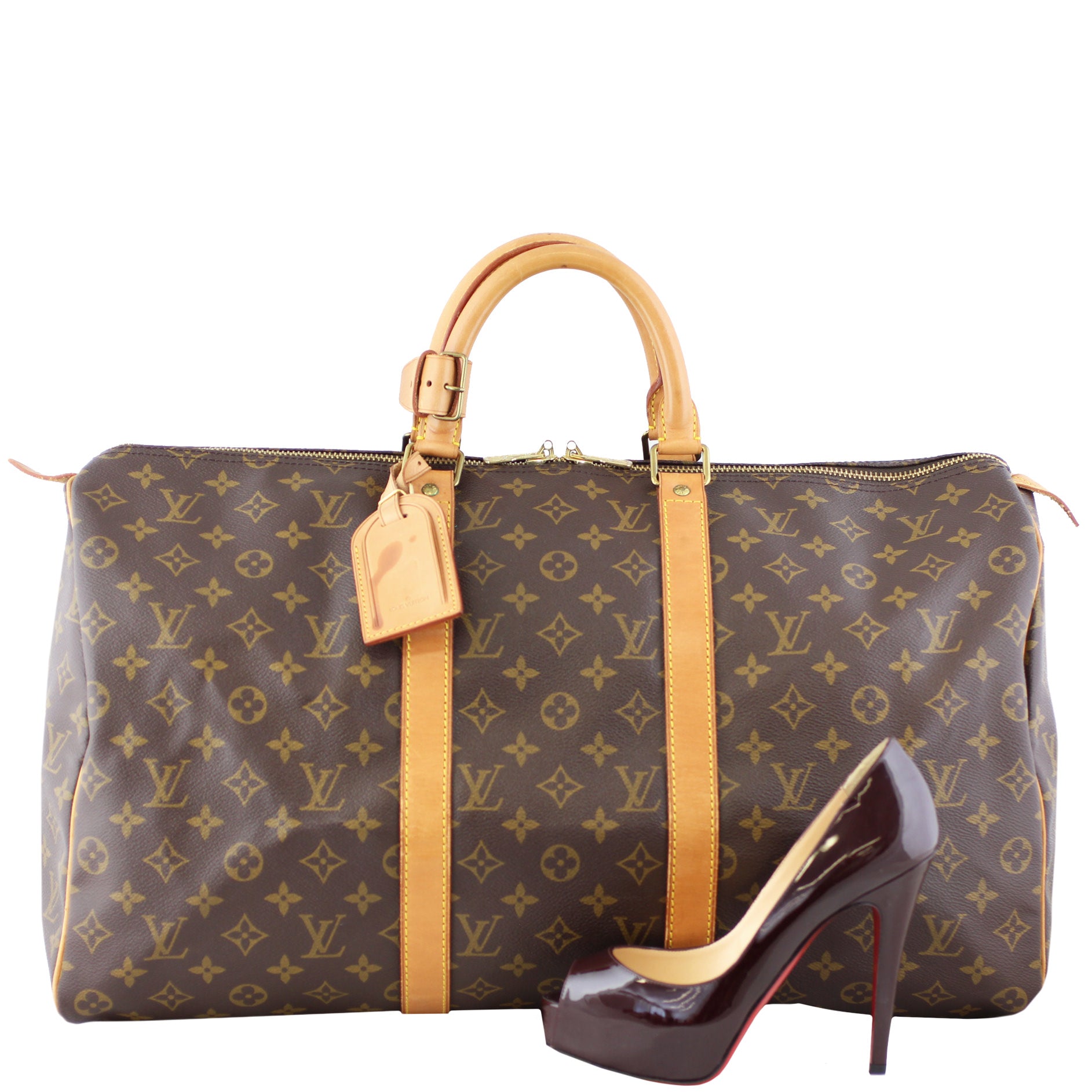 Louis Vuitton Keepall 50 Monogram Scale