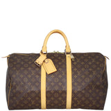 Louis Vuitton Keepall 50 Monogram Front