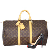 Louis Vuitton Keepall 50 Monogram Scale