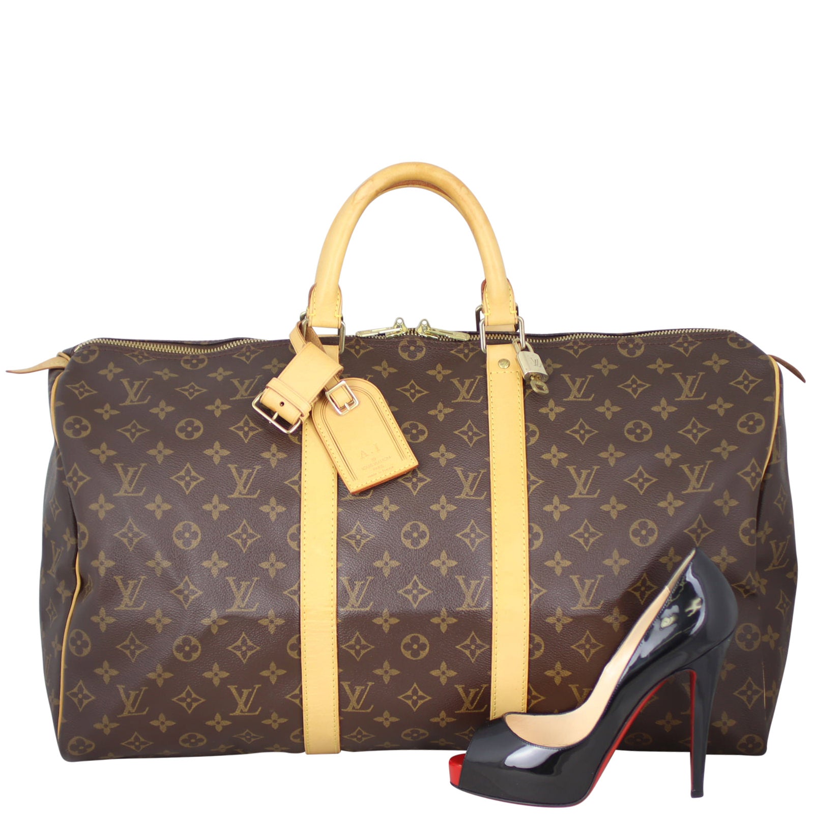 Louis Vuitton Keepall 50 Monogram Scale