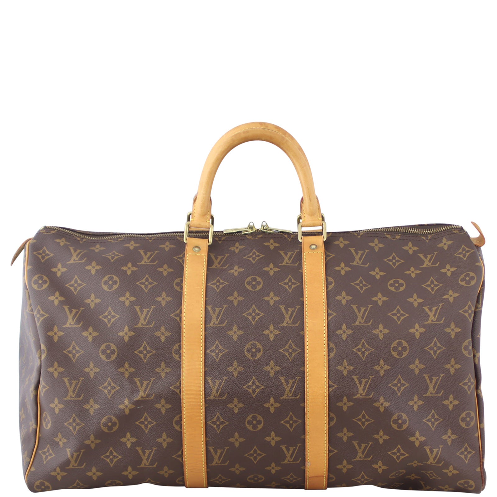 Louis Vuitton Keepall 50 Monogram Front