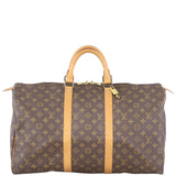 Louis Vuitton Keepall 50 Monogram Front