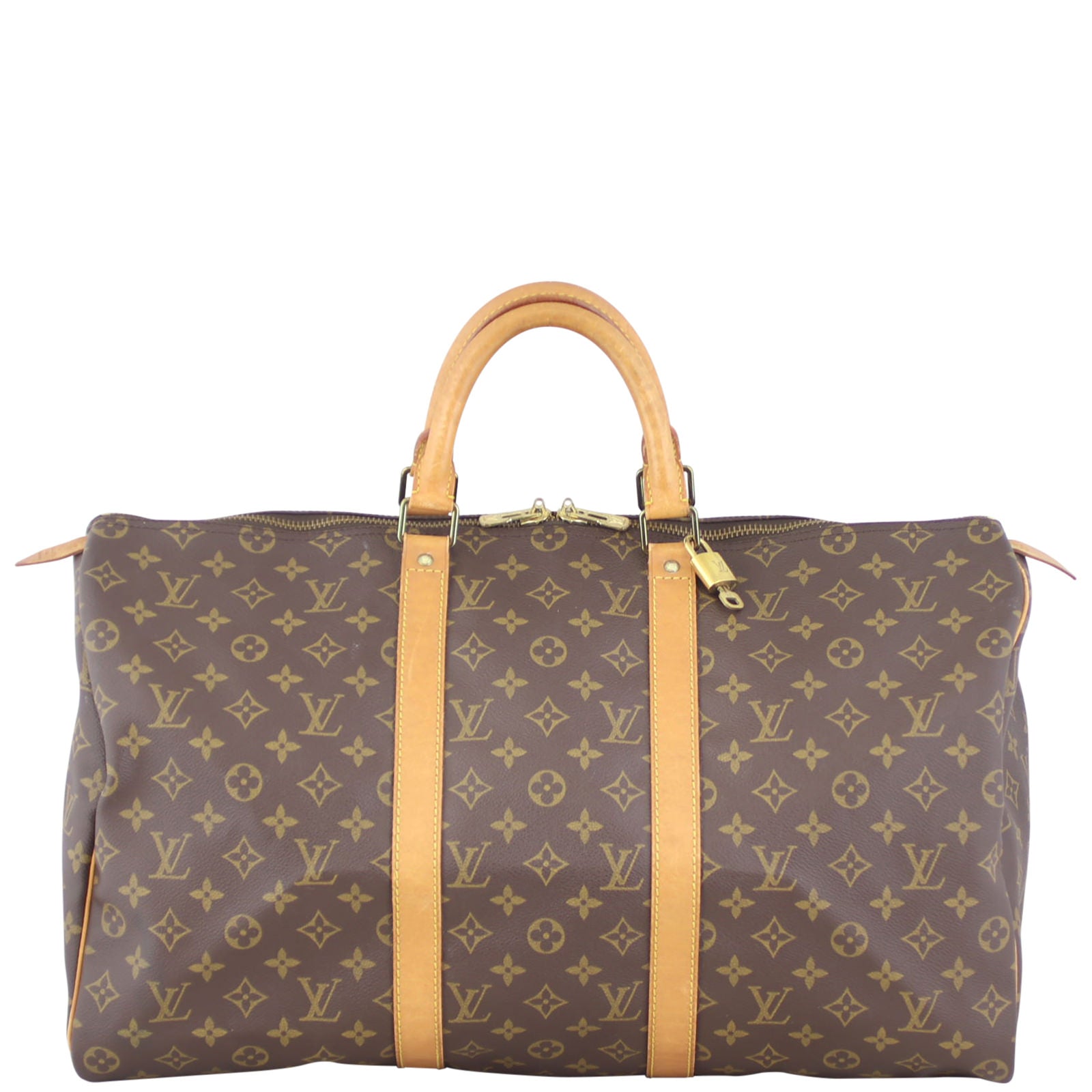 Louis Vuitton Keepall 50 Monogram Front