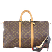 Louis Vuitton Keepall 50 Monogram Scale