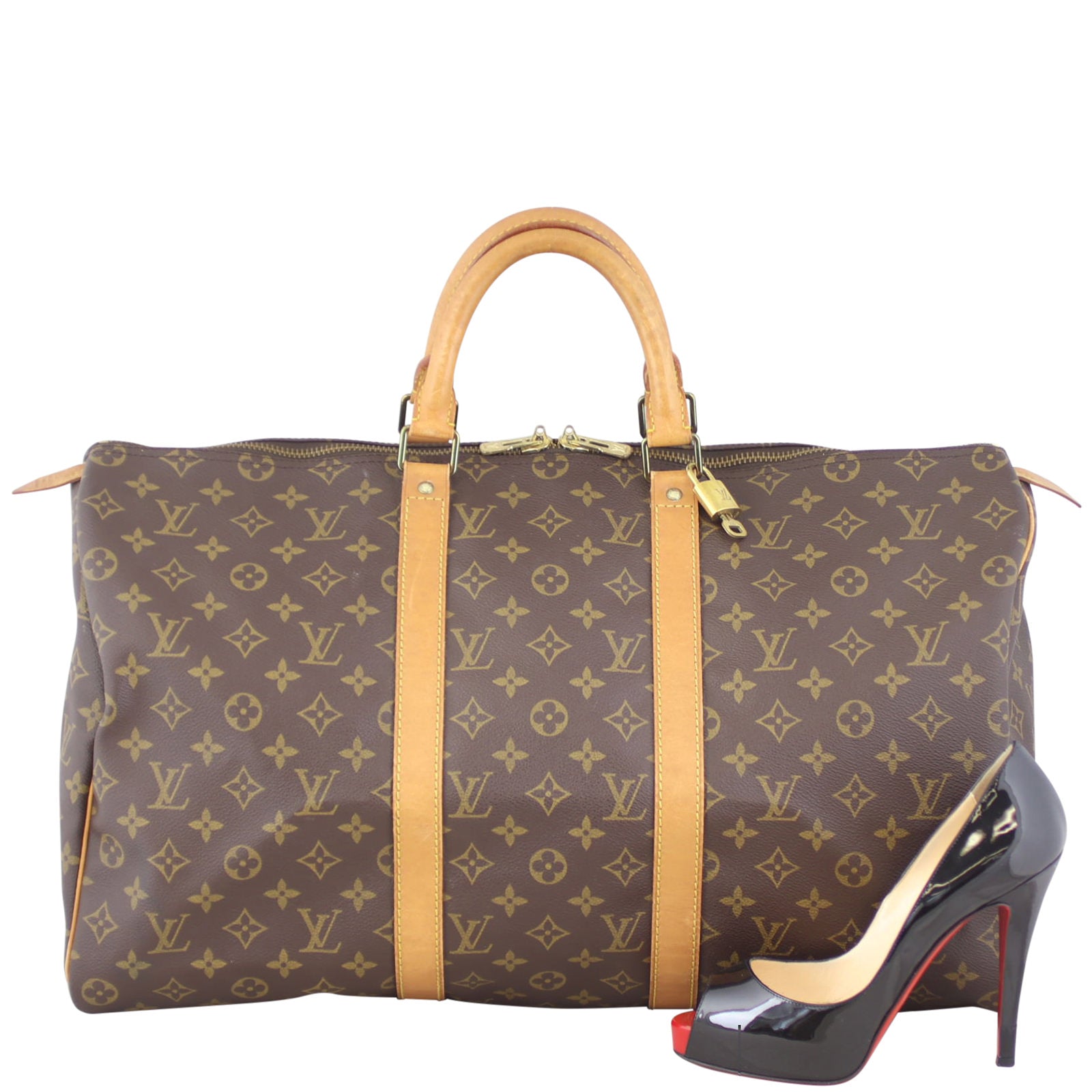 Louis Vuitton Keepall 50 Monogram Scale