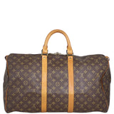 Louis Vuitton Keepall 50 Monogram Back