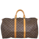 Louis Vuitton Keepall 50 Monogram Front