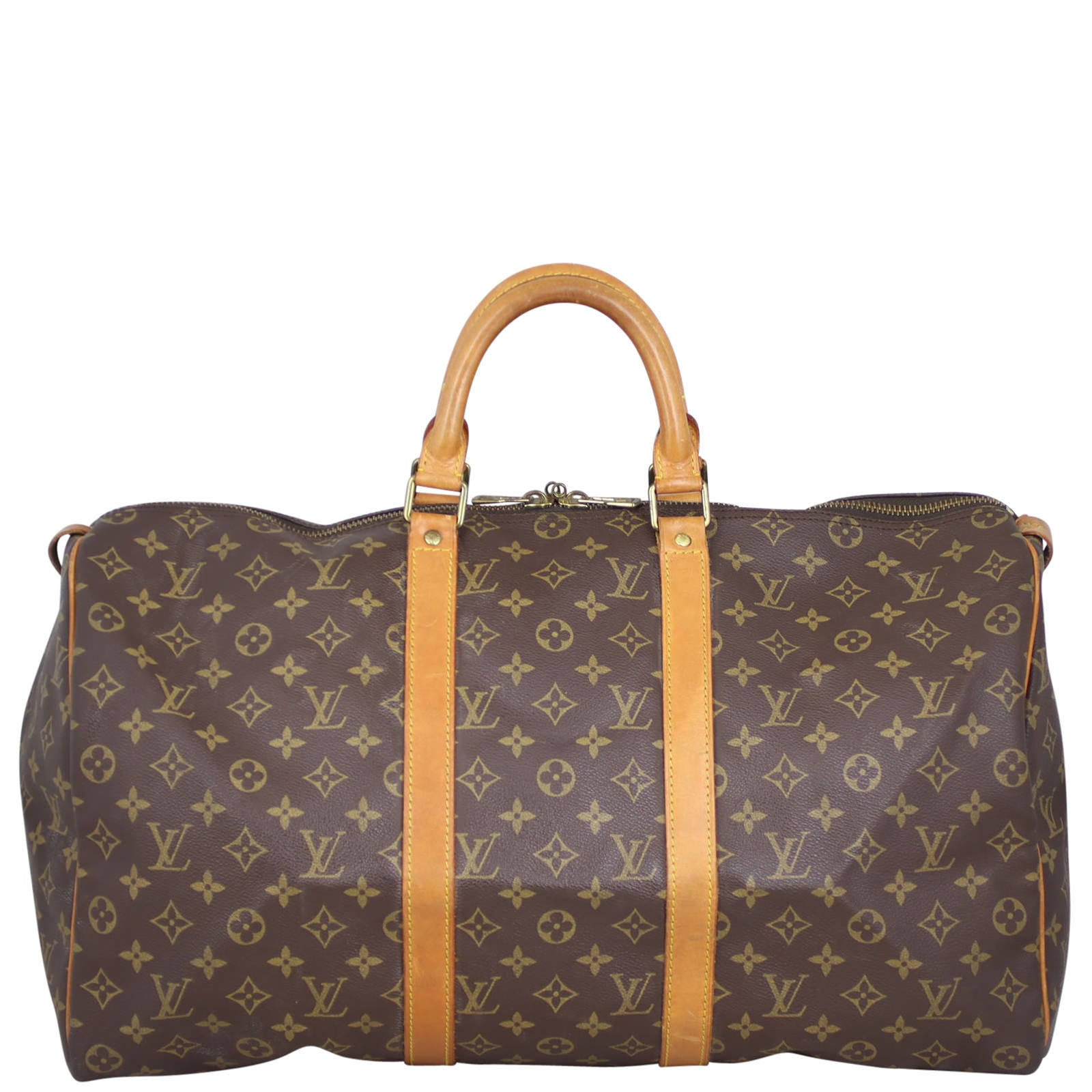 Louis Vuitton Keepall 50 Monogram Front