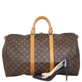 Lo uis Vuitton Keepall 50 Monogram Shoe