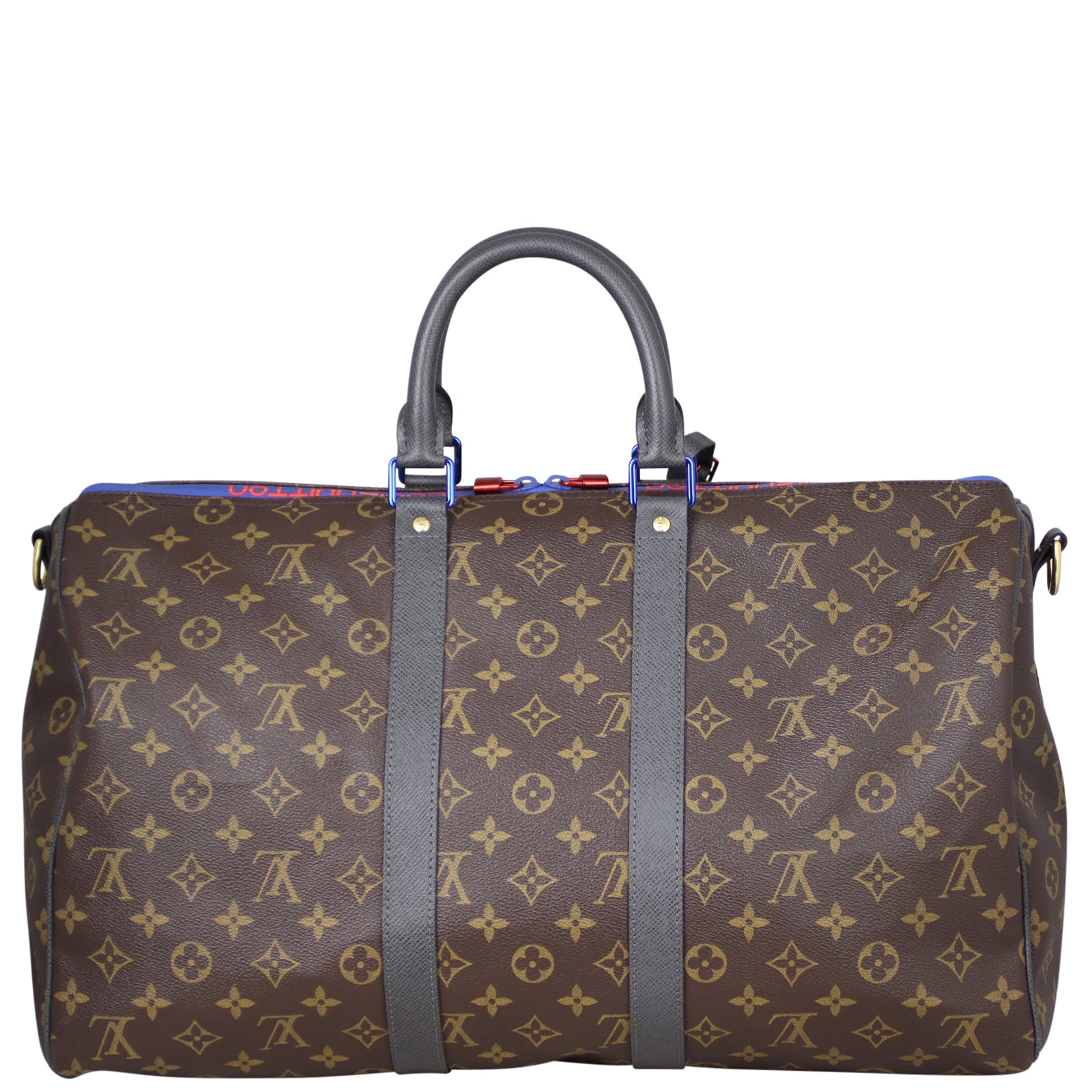 Louis Vuitton Keepall 55 Bandouliere Monogram Macassar Kim Jones
