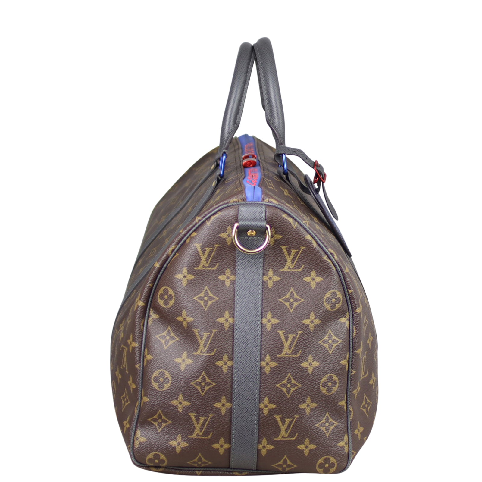 Louis Vuitton Keepall 55 Bandouliere Monogram Macassar Kim Jones