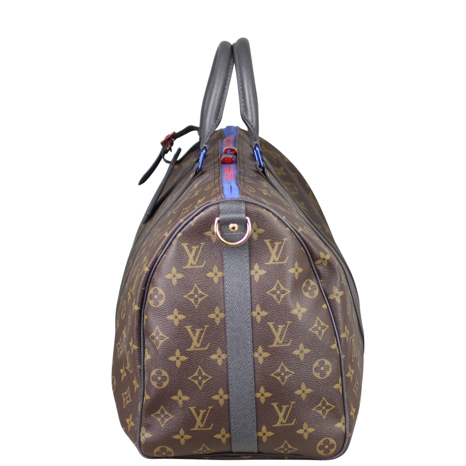 kim jones louis vuitton backpack Louis Vuitton Keepall 55 Bandouliere Monogram Macassar Kim Jones Limited Edition – Luxe.It.Fwd