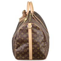 Louis Vuitton Keepall 55 Bandouliere Monogram Side