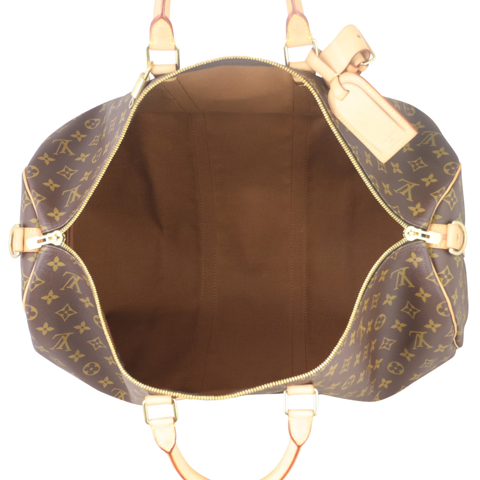Louis Vuitton Keepall 55 Bandouliere Monogram Whole interior