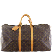 Louis Vuitton Keepall 55 Monogram Front