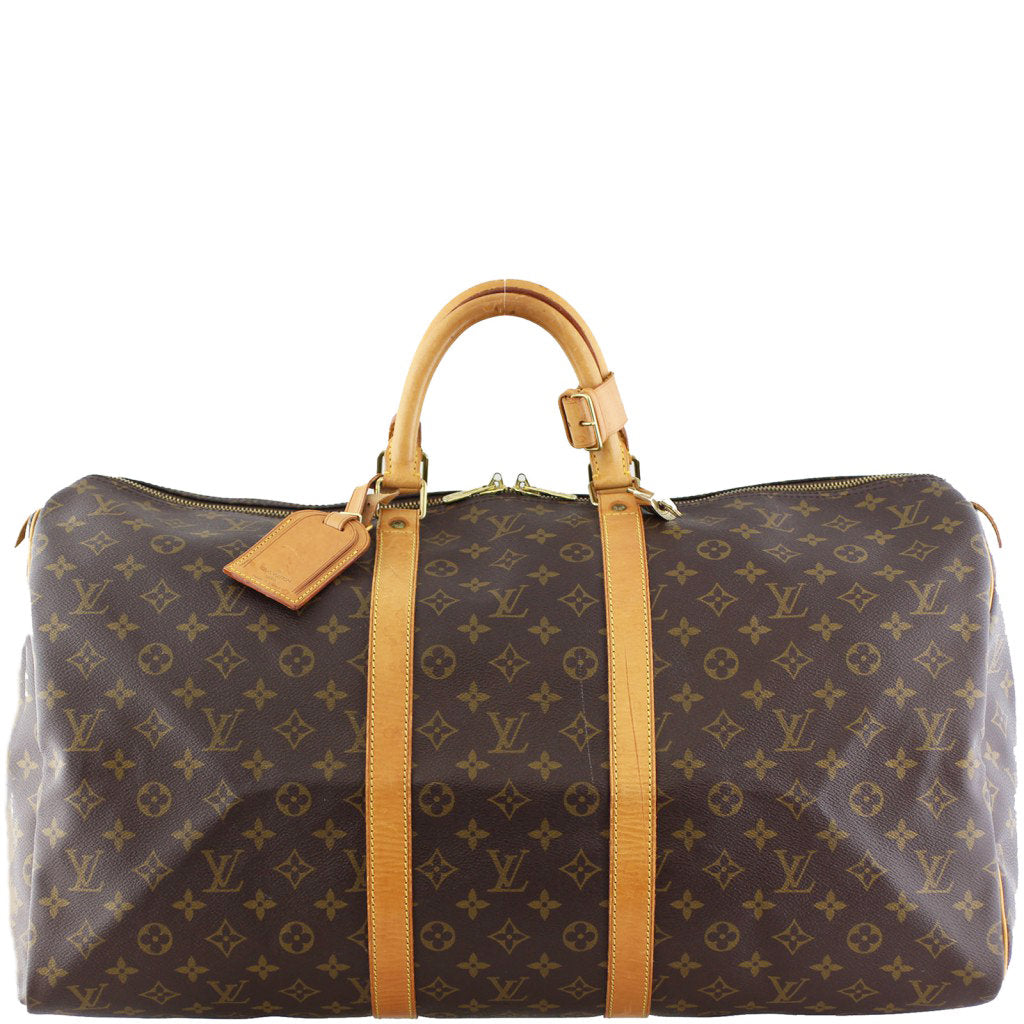 Louis Vuitton Keepall 55 Monogram Front