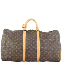Louis Vuitton Keepall 55 Monogram Back