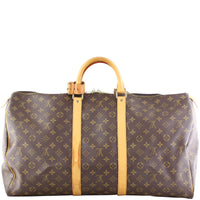 Louis Vuitton Keepall 55 Monogram Back