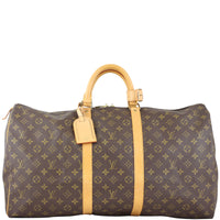 Louis Vuitton Keepall 55 Monogram Front