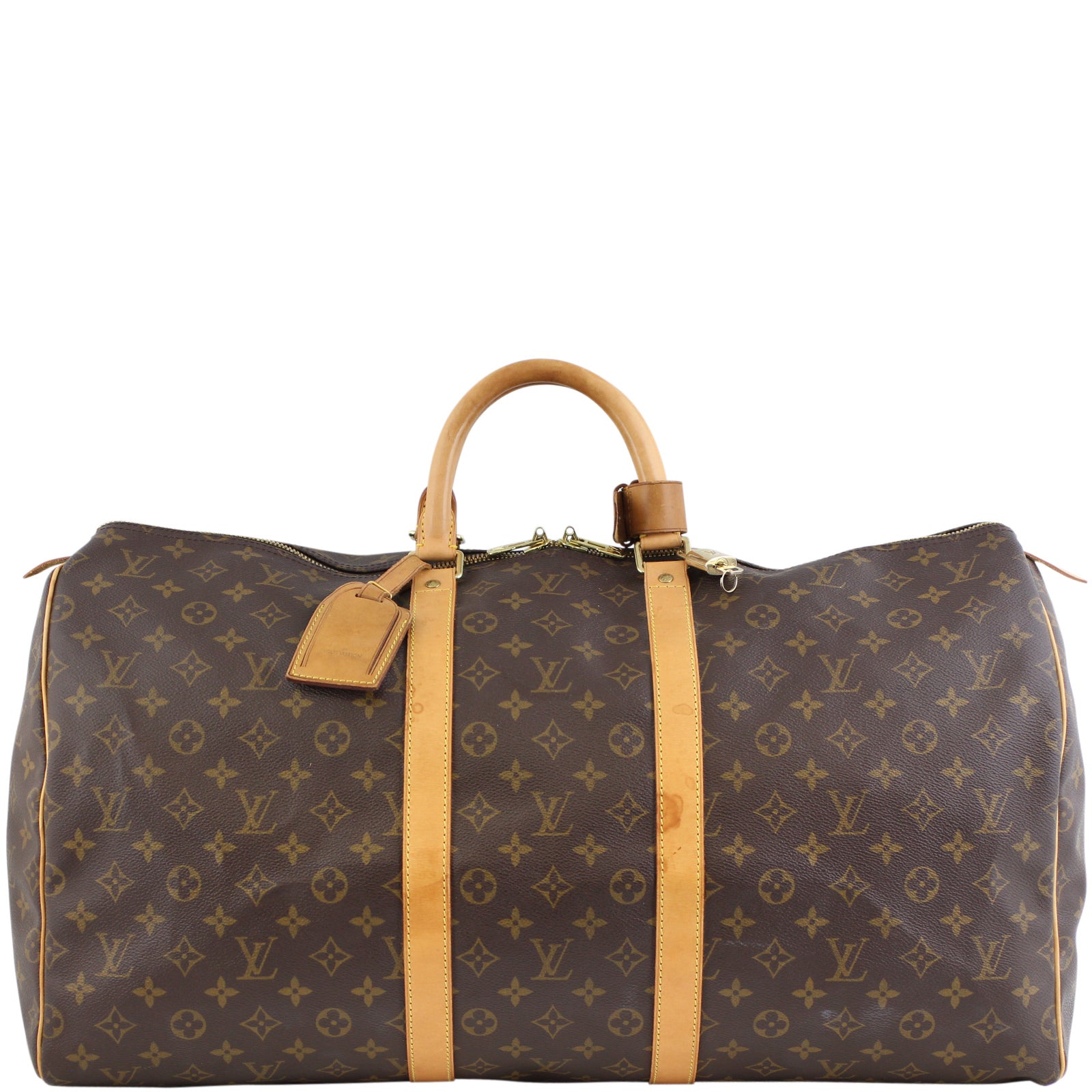 Louis Vuitton Keepall 55 Monogram Front