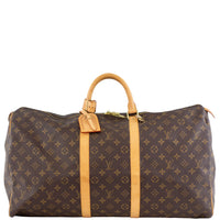 Louis Vuitton Keepall 55 Monogram Front