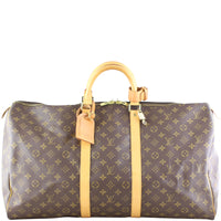 Louis Vuitton Keepall 55 Monogram Front