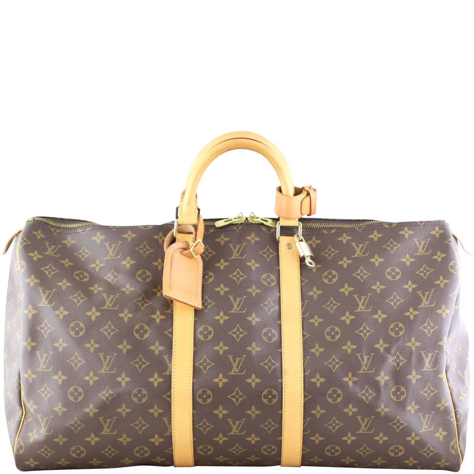 Louis Vuitton Keepall 55 Monogram Front