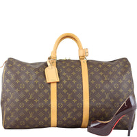 Louis Vuitton Keepall 55 Monogram Scale
