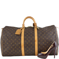 Louis Vuitton Keepall 55 Monogram Scale