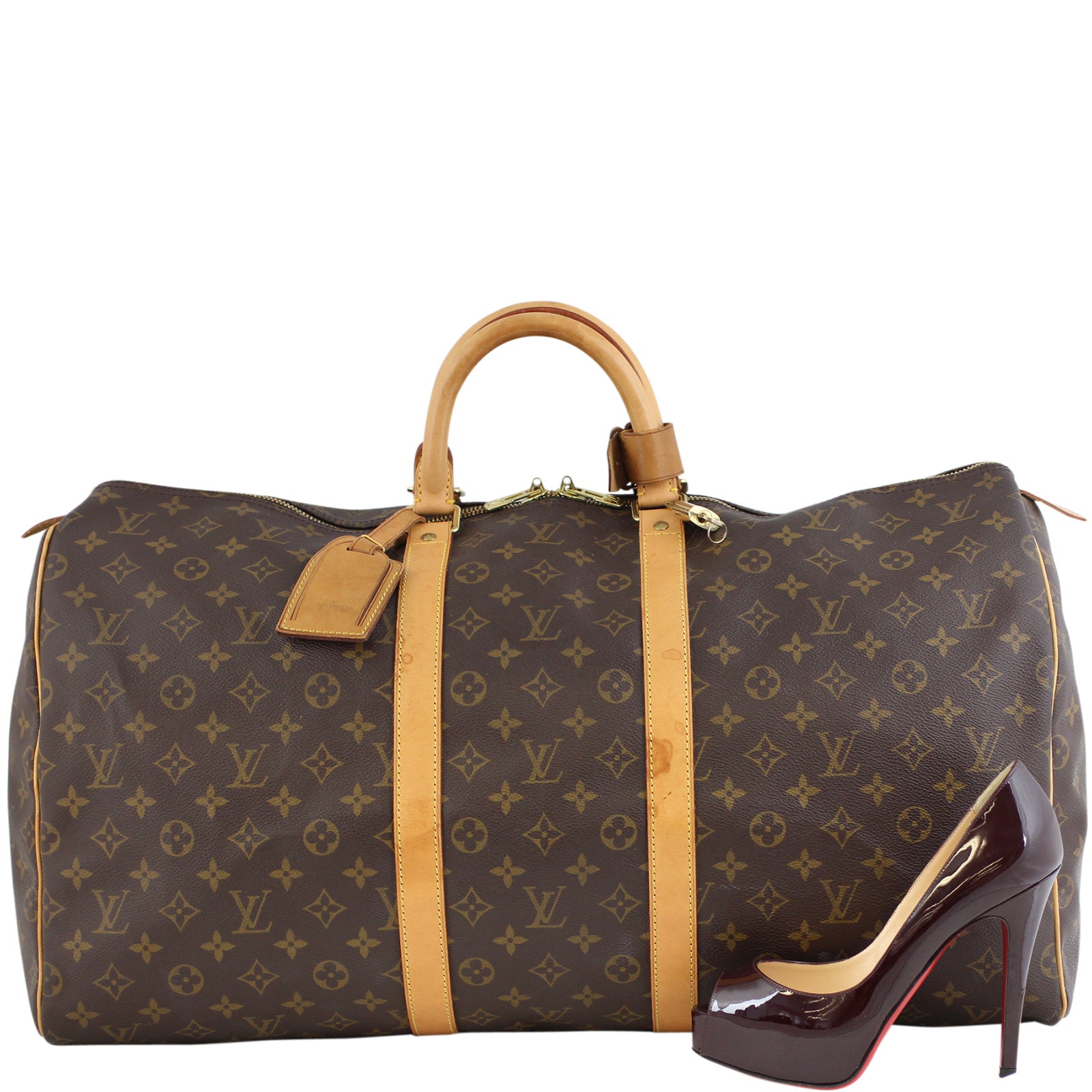 Louis Vuitton Keepall 55 Monogram Scale