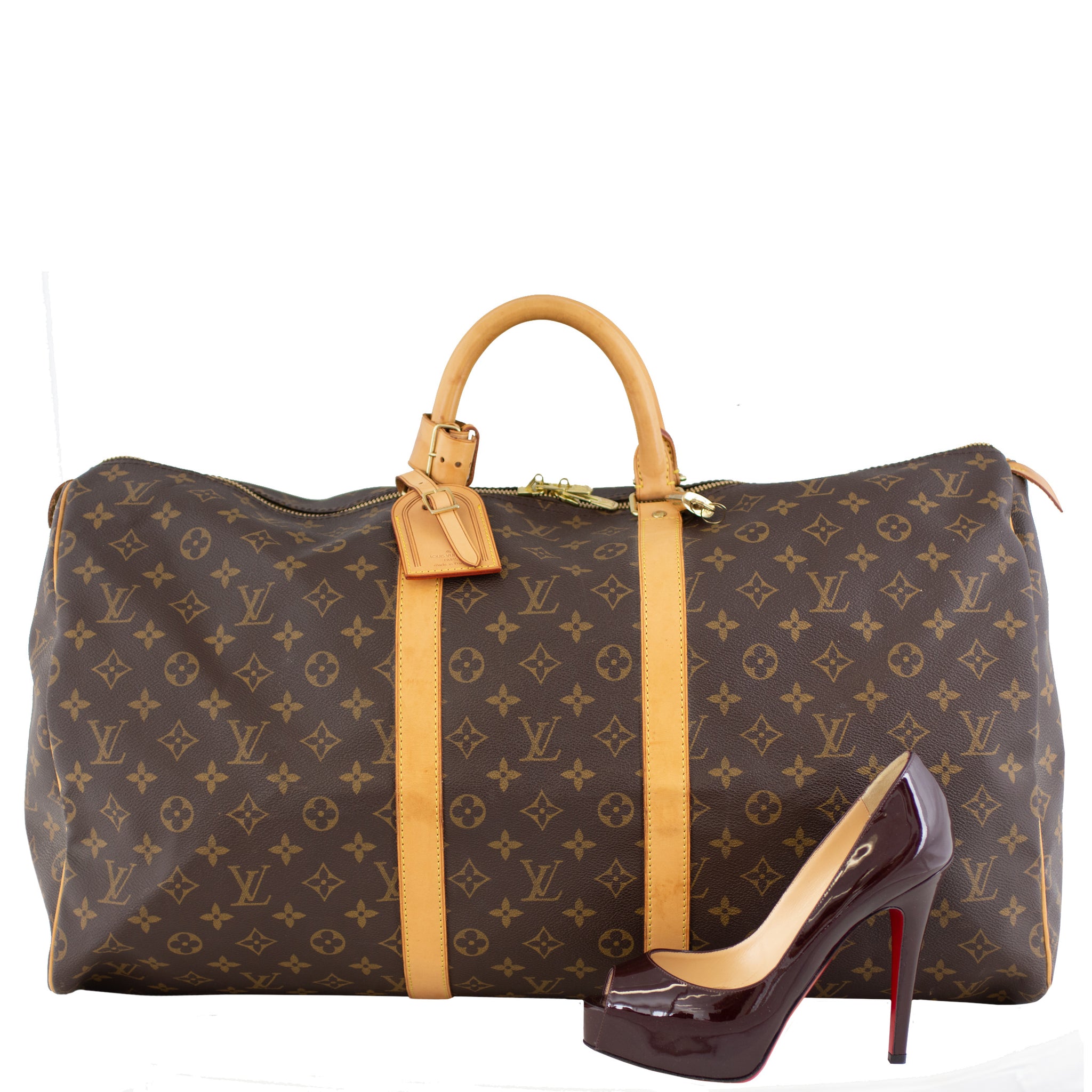 Louis Vuitton Keepall 55 Monogram Scale