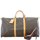 Louis Vuitton Keepall 55 Monogram Scale