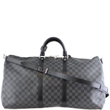 Louis Vuitton Keepall Bandouliere 55 Damier Graphite Front