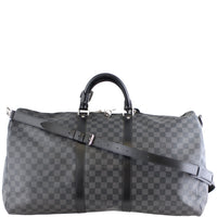Louis Vuitton Keepall Bandouliere 55 Damier Graphite Front