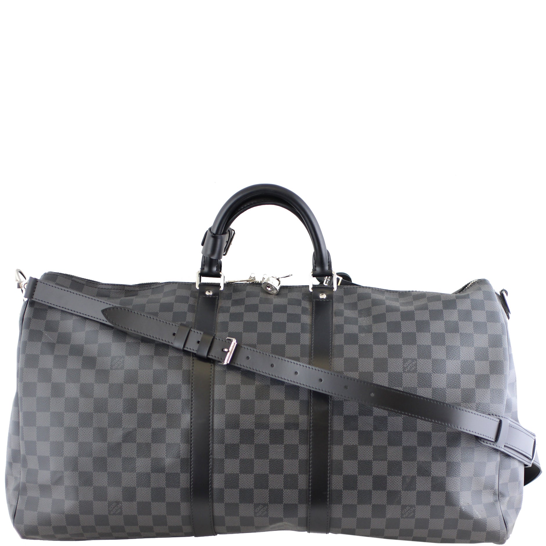 Louis Vuitton Keepall Bandouliere 55 Damier Graphite Front