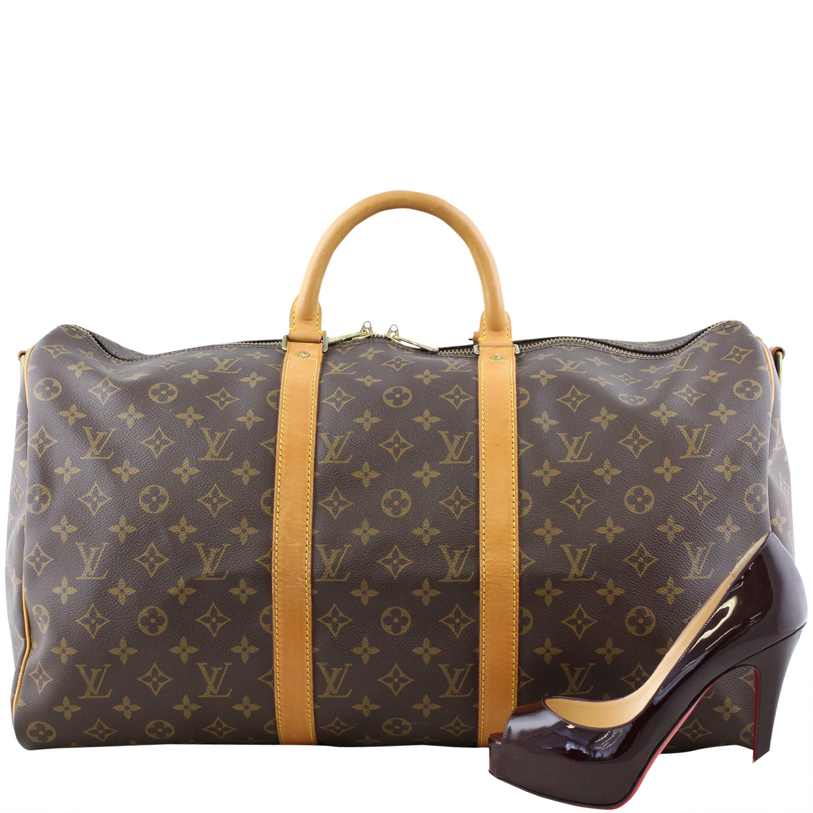 Louis Vuitton Keepall Bandoulière 50 Monogram Scale
