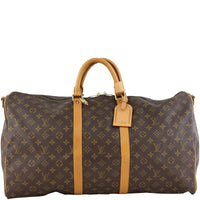 Louis Vuitton Keepall Bandoulière 55 Monogram Front