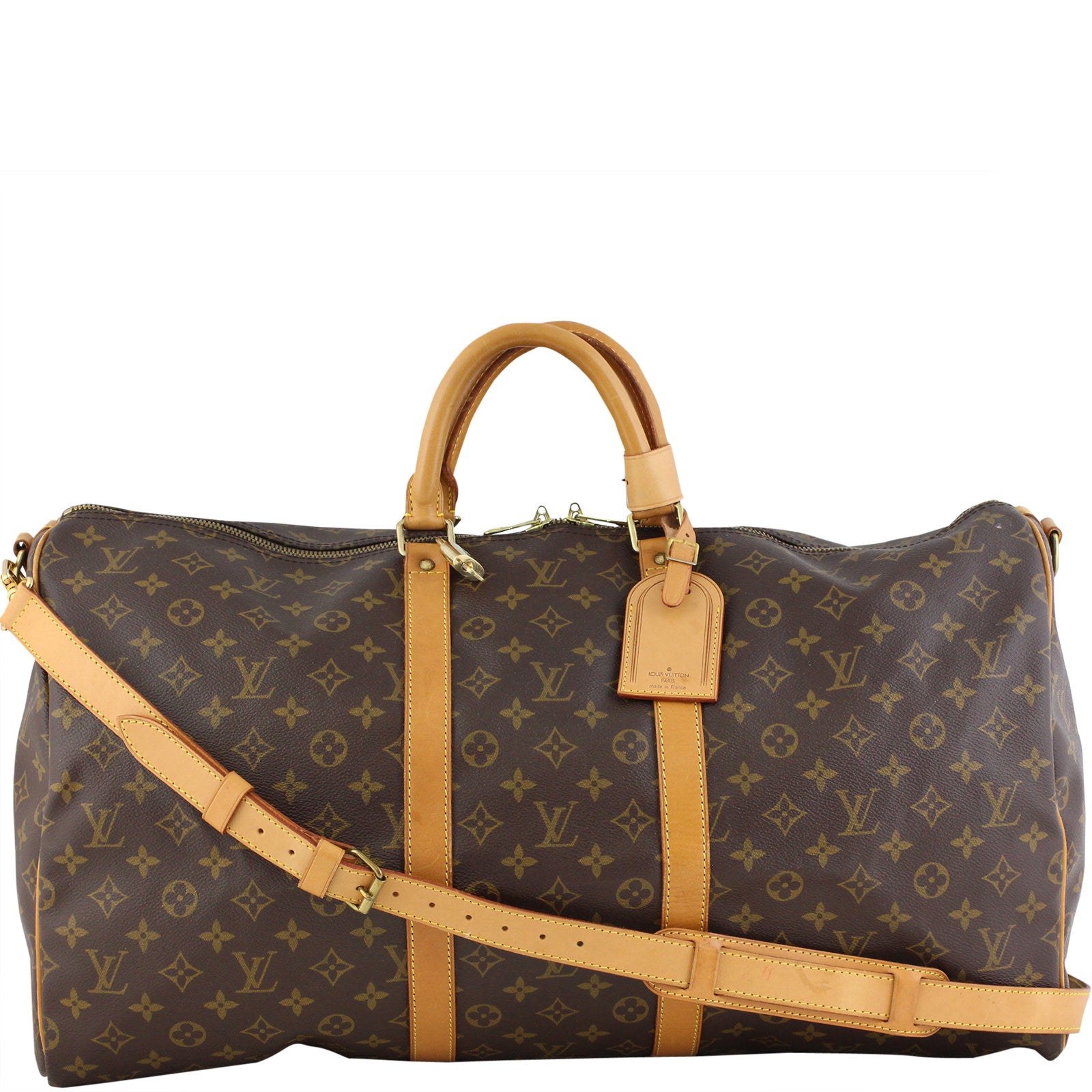 Louis Vuitton Keepall Bandoulière 55 Monogram Front