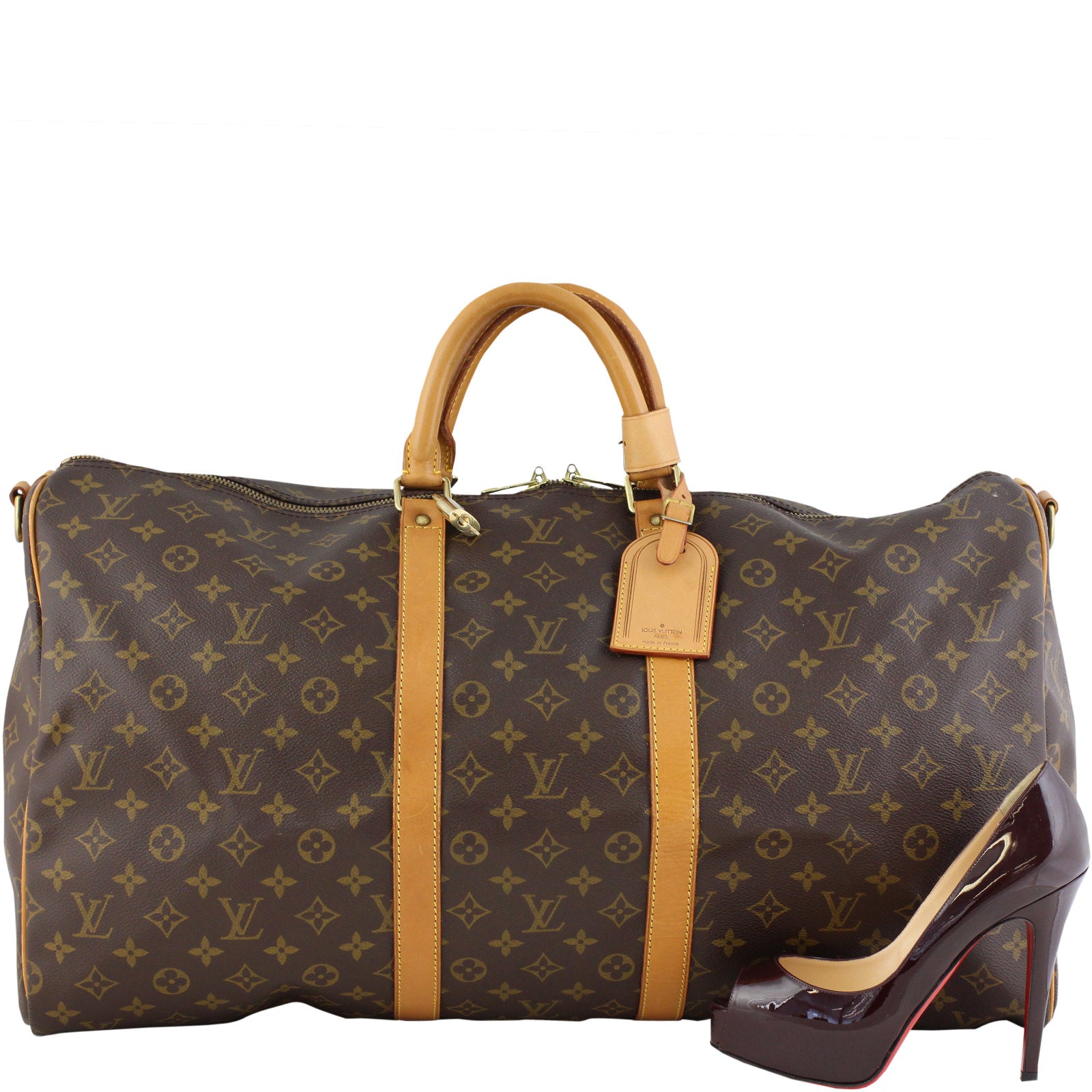 Louis Vuitton Keepall Bandoulière 55 Monogram Scale