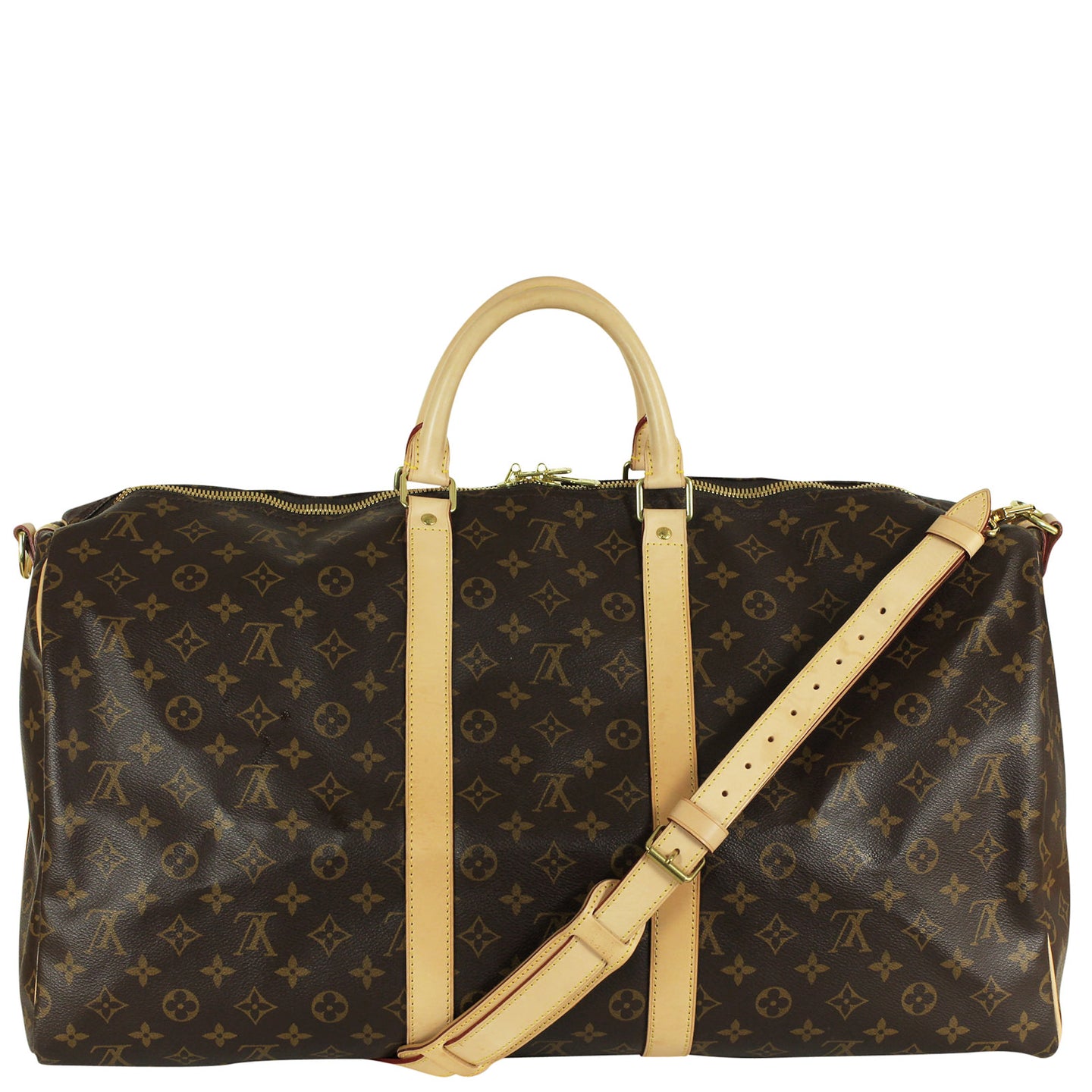 Louis Vuitton Keepall Bandoulière 55 Front Strap