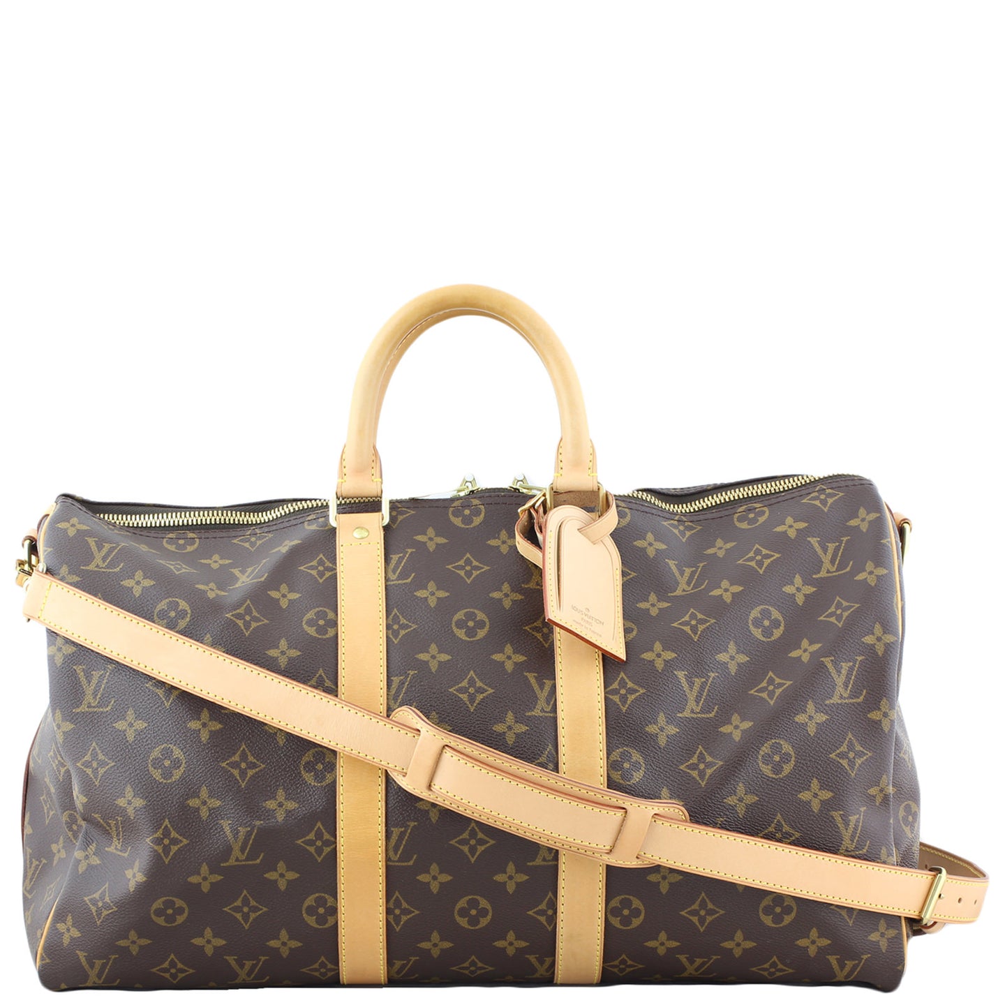 Louis Vuitton Keepall Bandouliere 45 Monogram Front Strap