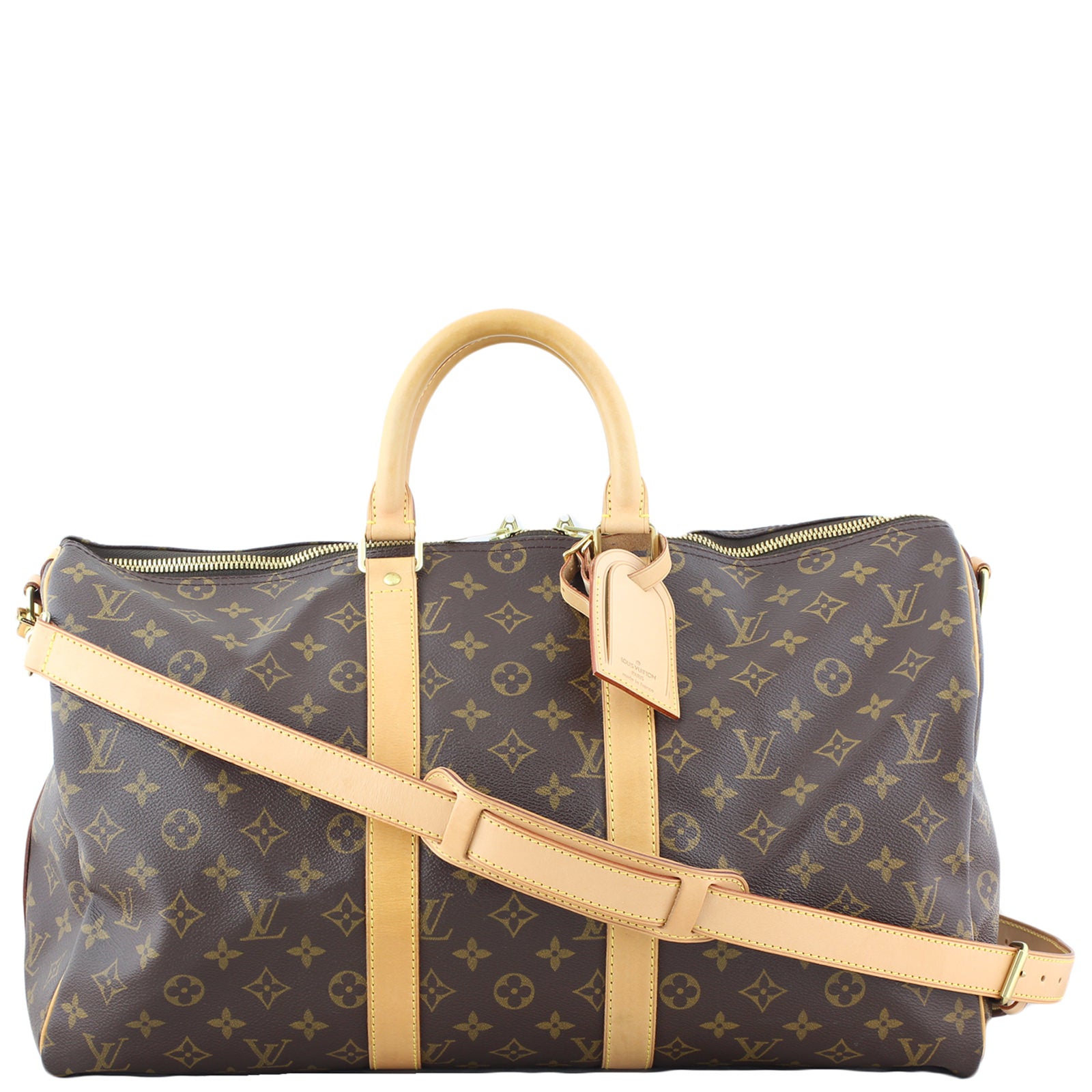 Louis Vuitton Keepall Bandouliere 45 Monogram Front Strap