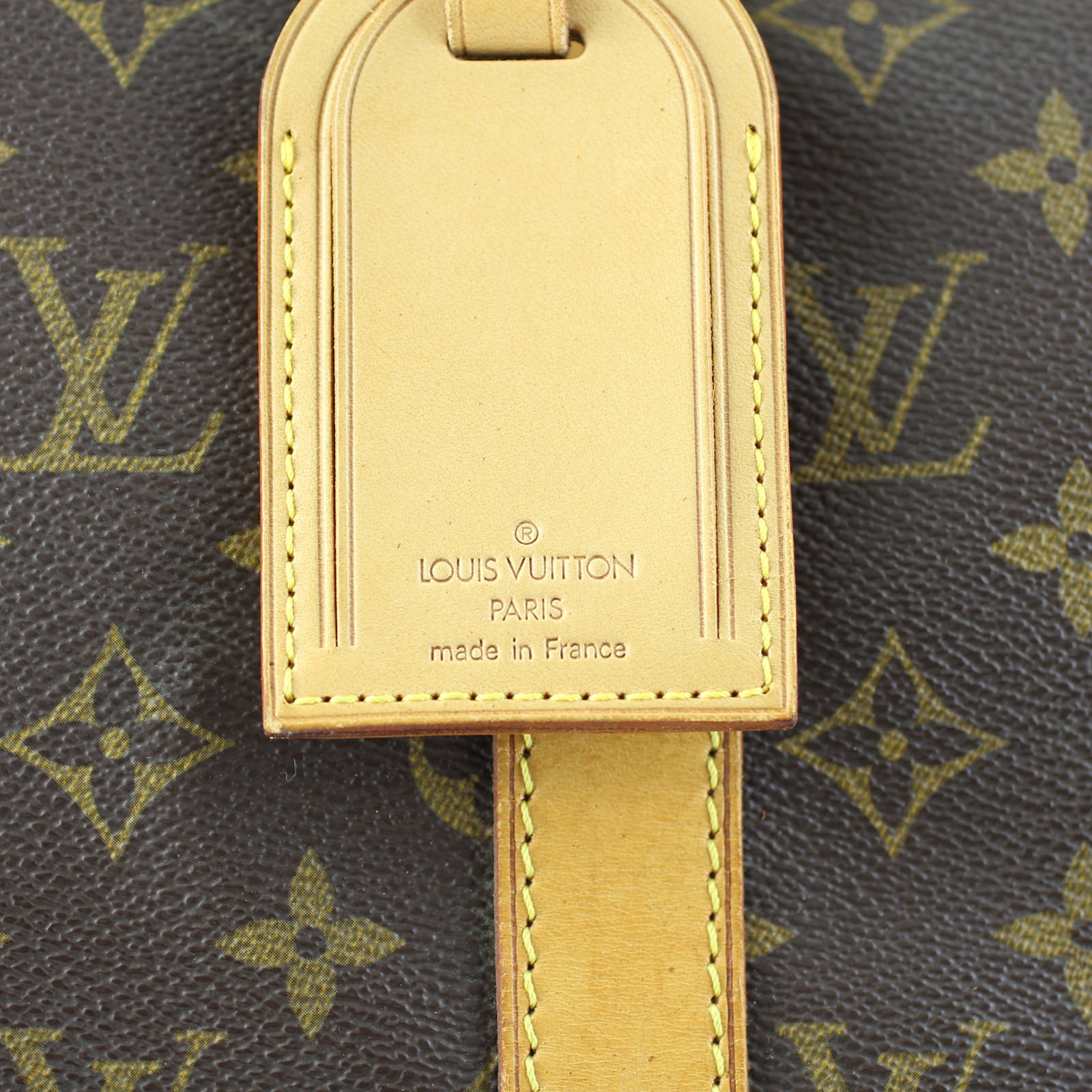 Louis Vuitton Keepall 50 Monogram Tag