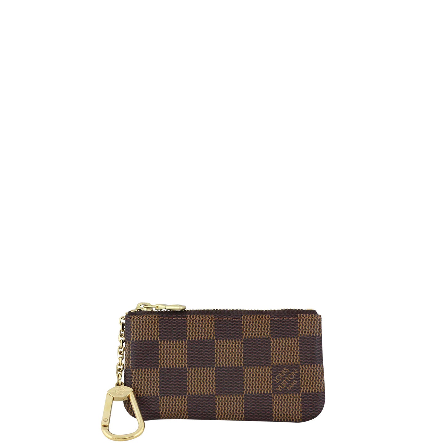 Louis Vuitton Key Pouch Damier Ebene Front